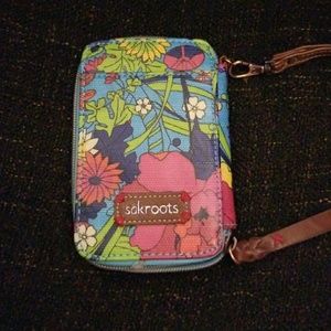 Sakroots Wristlet Floral Pattern